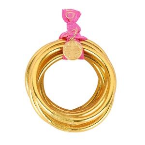BudhaGirl bangles 9pc GOLD Medium with dust bag